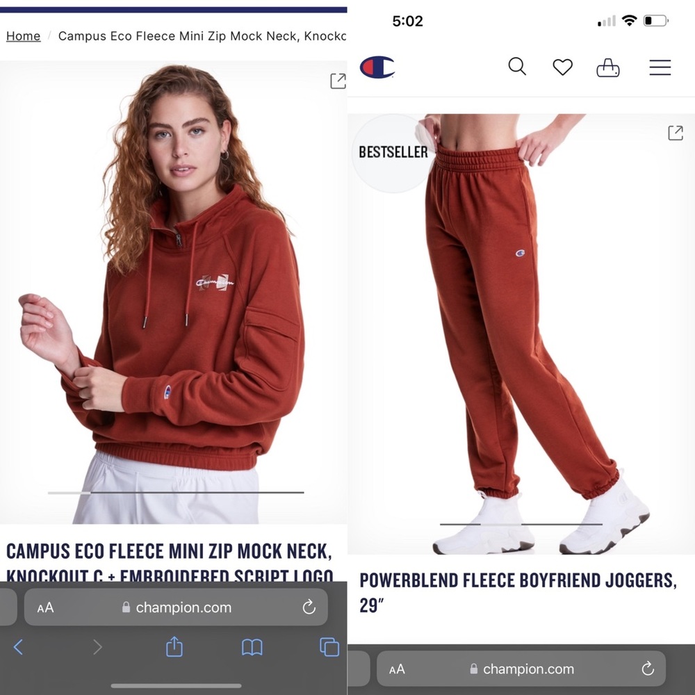 Champion Cinnamon Matching Set